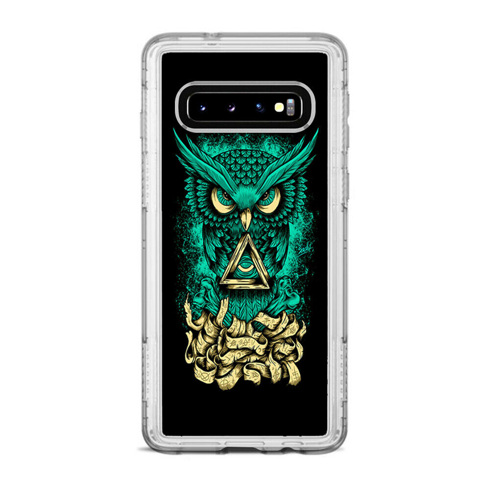 Pelican Adventurer Galaxy S10 Skins Decals  Awesome Owl Evil