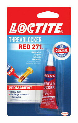Loctite Nut &amp; Bolt Threadlocker Red 271 Permanent Heavy Duty Adhesive, 6 Ml