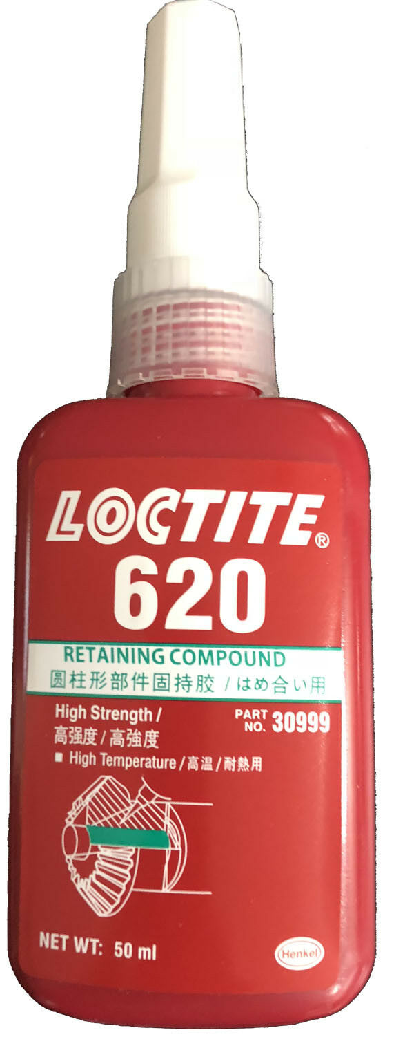 Loctite 620  Retaining Compound - High Strength. High Temperature Resistance.