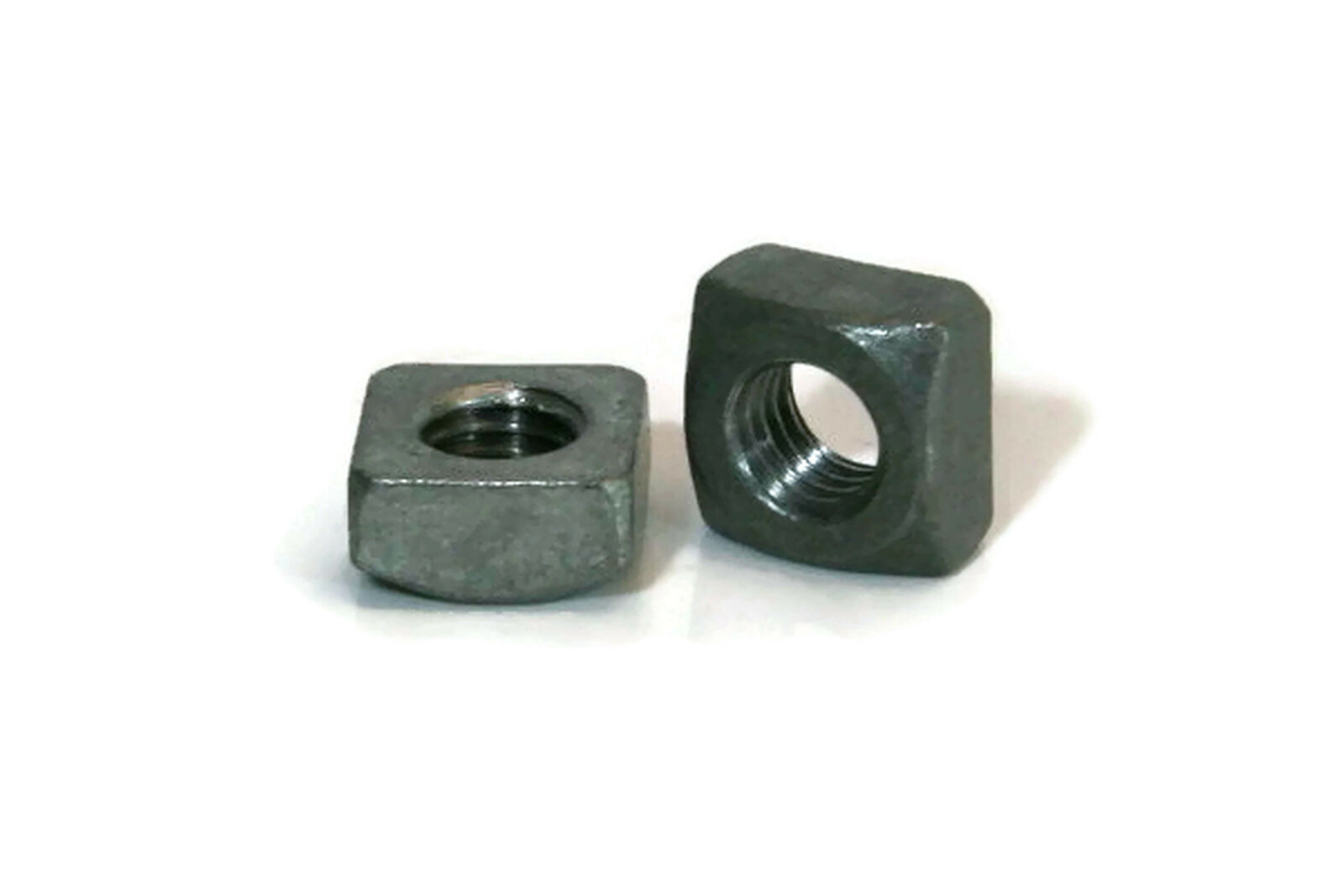 Hot Dip Galvanized Steel Square Nuts - Four-sided Nuts - Coarse - Select Size