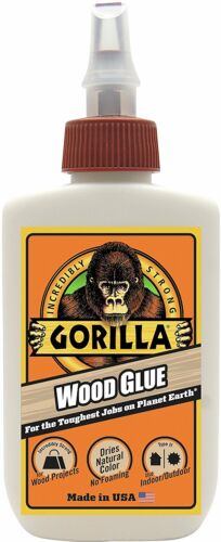 Gorilla Glue 6202001 Wood Glue, 4 Oz Bottle