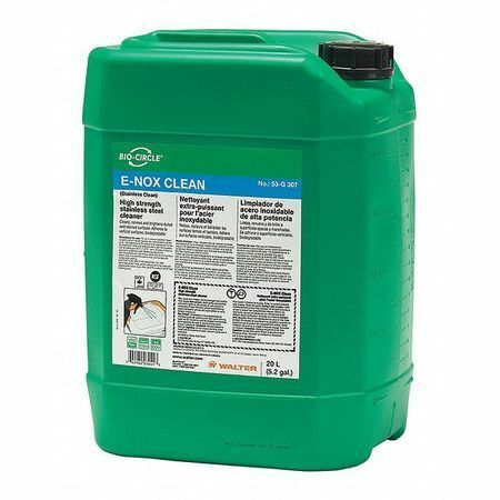 Walter Surface Technologies 53g307 E-nox Clean Stainless Cleaner,20l