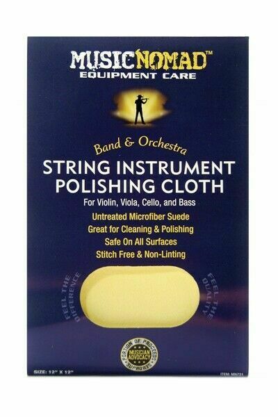Music Nomad Mn731 String Instrument Microfiber Polishing Cloth For Orchestra