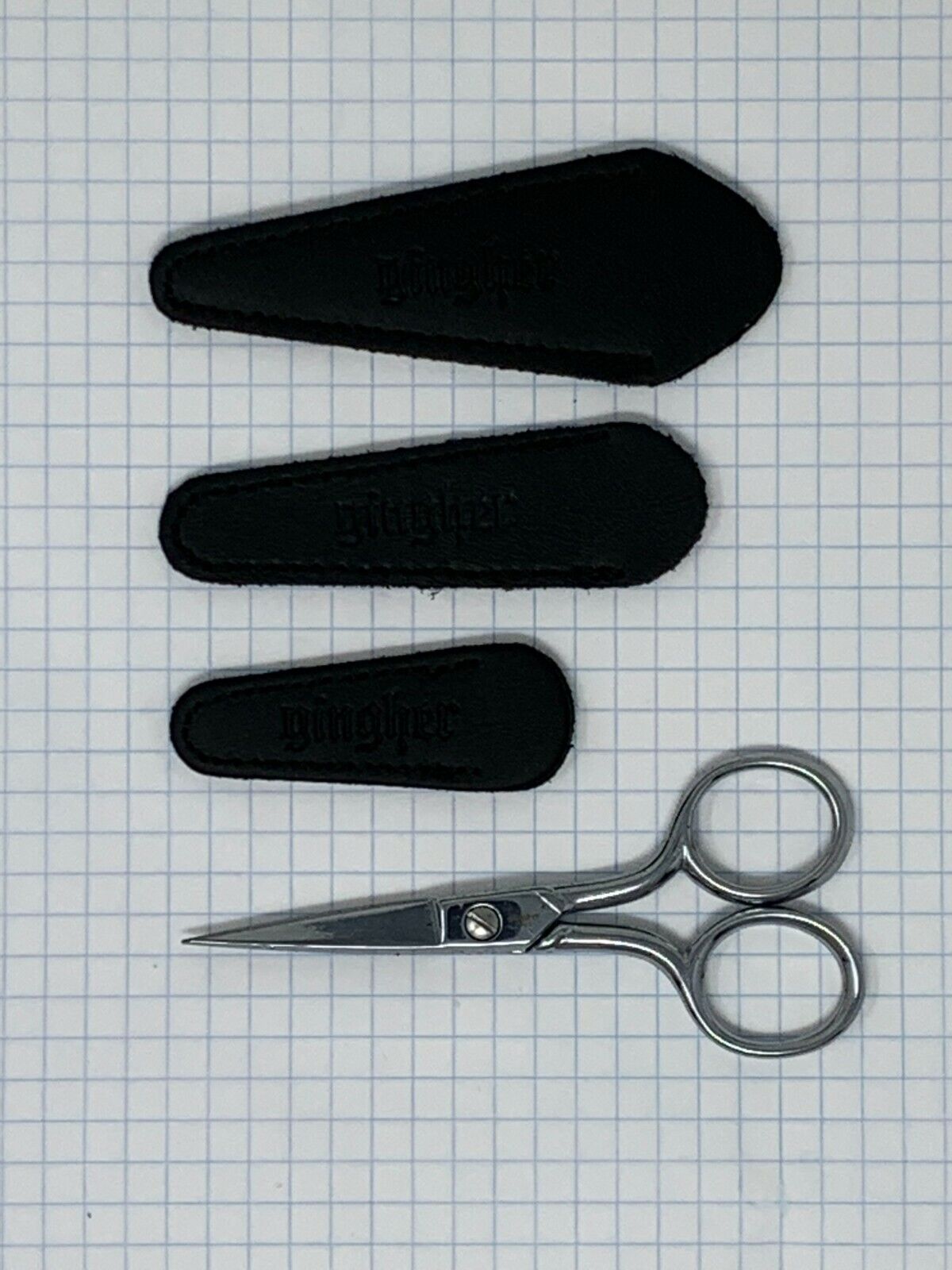 Embroidery Scissor Sheath, Gingher, Leather - Choose Your Size!