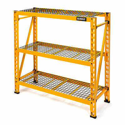 Dewalt 4 Ft. Tall 3 Shelf Steel Wire Deck Storage Rack Dxst4500-w