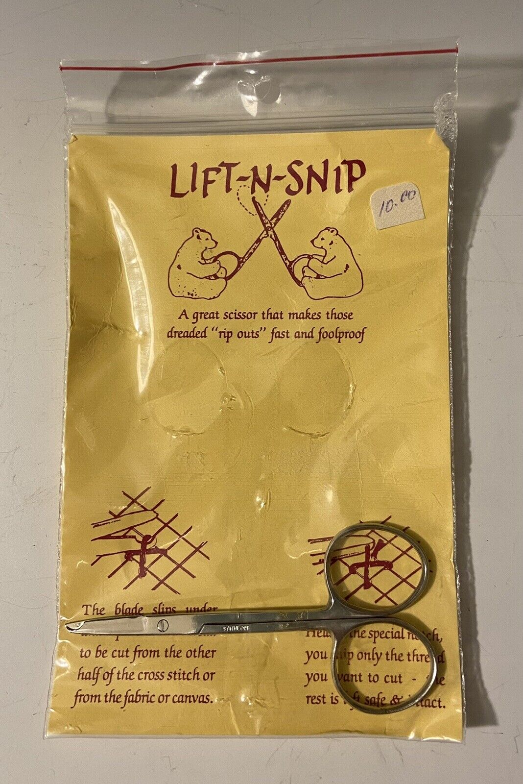 Lift-n-snip Scissor That Makes “rip Outs” Fast And Foolproof