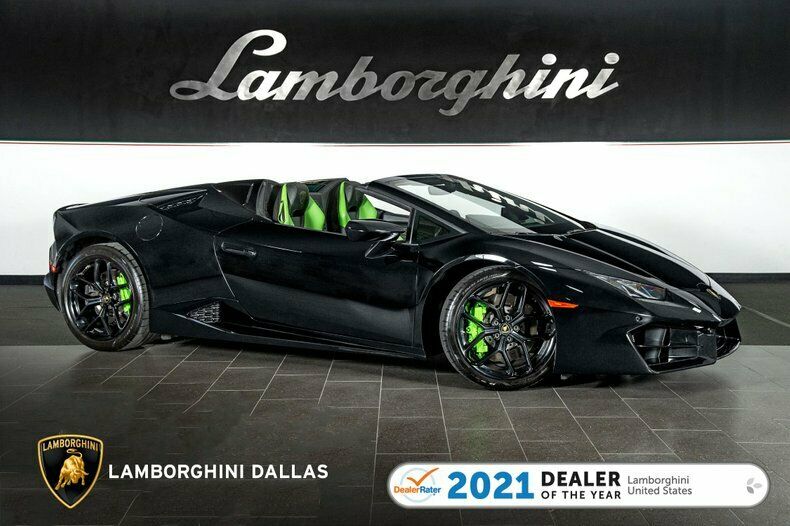 2018 Lamborghini Huracan Lp580-2 Spyder  Lift+techno Pack+rr Cam+nav+bluetooth+bicolor Ad Personam Int+park Sensors+style