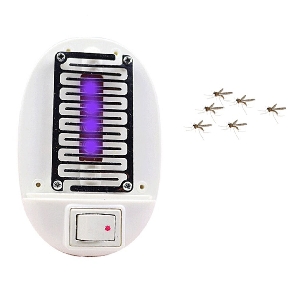 Led Electric Mosquito Fly Bug Insect Trap Zapper Killer Night Lamp Usa Plug~jo