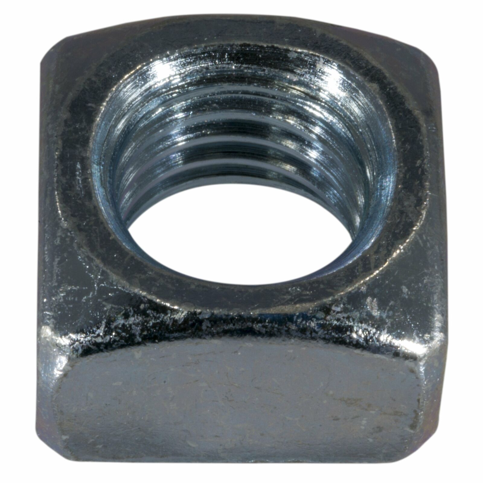 3/4"-10 Zinc Plated Steel Coarse Thread Square Nuts (10 Pcs.)