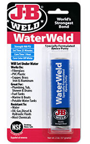 Jb Weld Water Weld 20-30 Min. Cure #8277