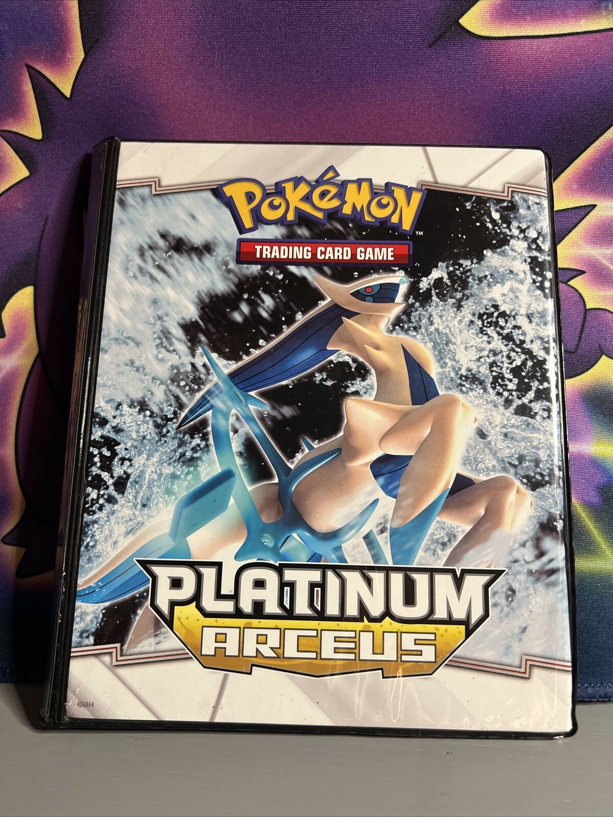 2009 Pokemon Platinum Arceus Trading Card Collection Binder Portfolio 4 Pocket