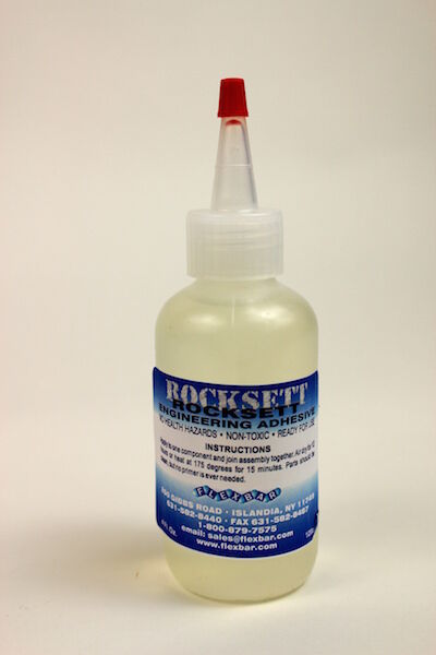 High-temperature Rocksett, Adhesive Ceramic Cement - 4 Oz. - #15015