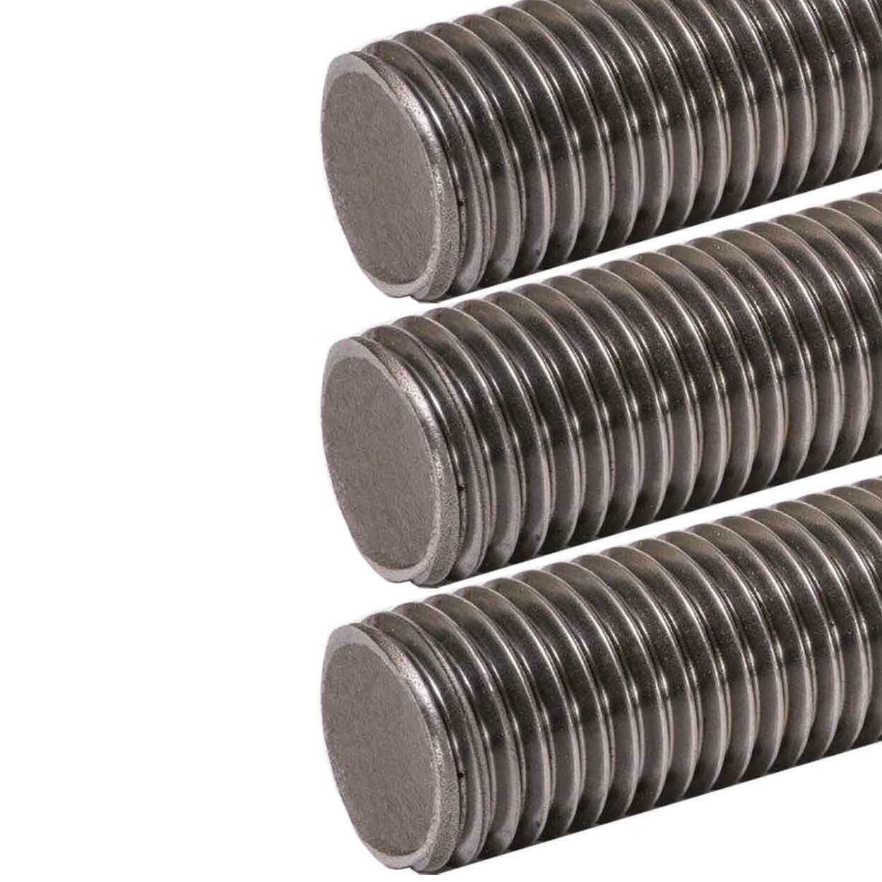 B7 Alloy Steel Threaded Rod, Size: M20 X 2.5, Metric Plain, Length: 36 Inches...