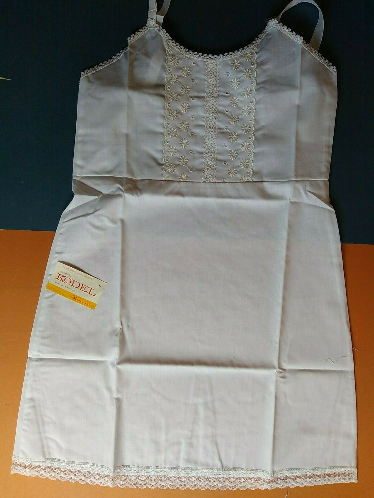 Little Girls Vintage Petticoat Slip White Nighty 14 By Loomcraft