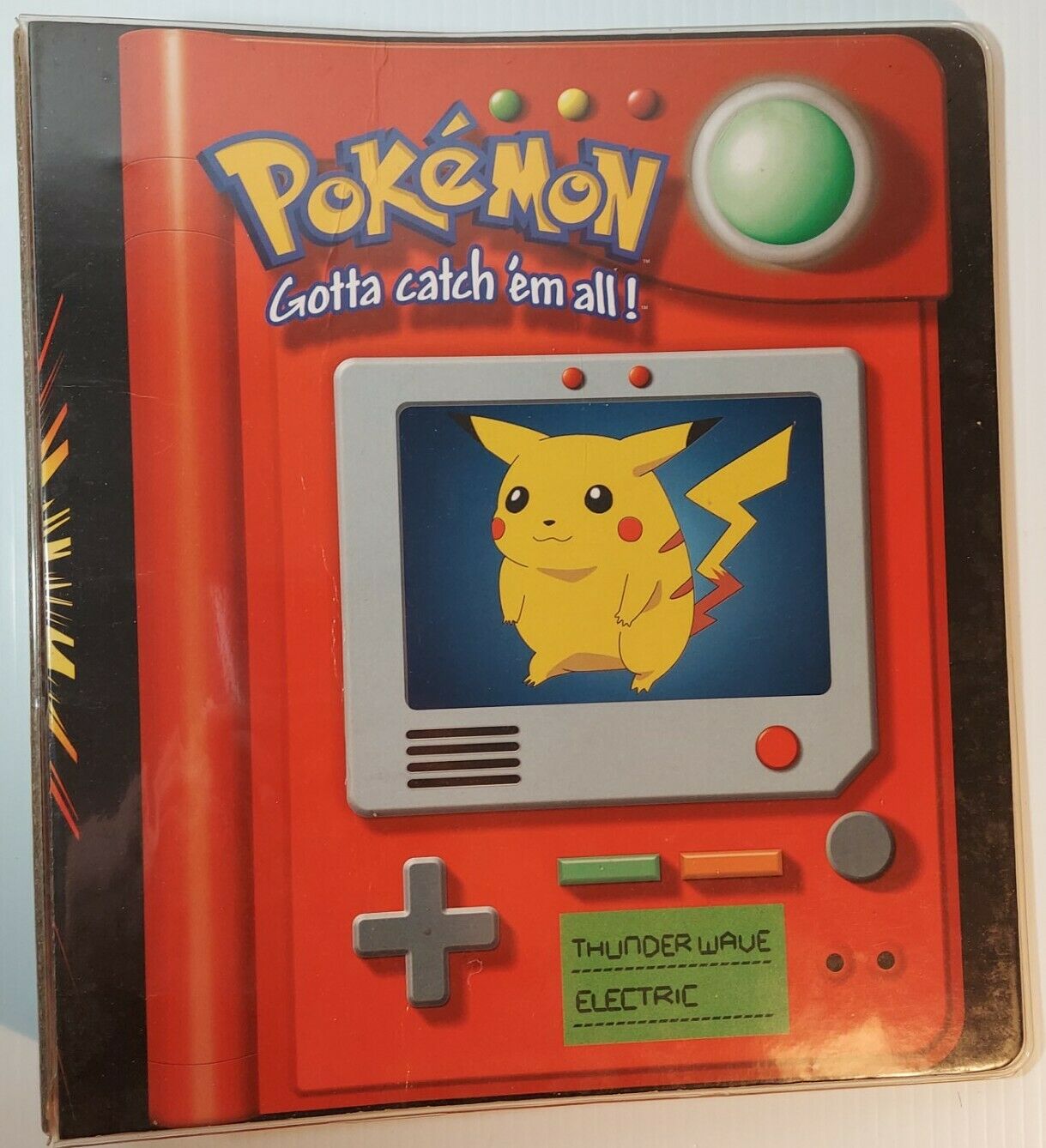Vintage 1999 Pokemon Card Pokedex Binder Nintendo By Plymouth Inc