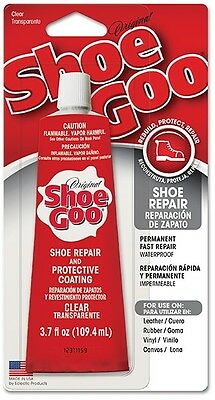 New 3.7 Oz Shoe Goo Adhesive Glue Vinyl Rubber Leather Repair Clear