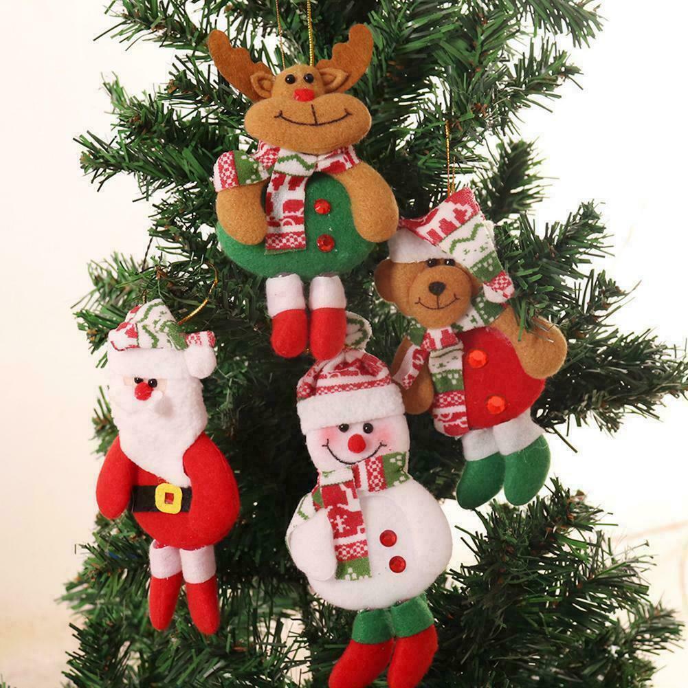 New Christmas Cloth Snowman Elder Elk Pendant Christmas Tree Decoration K2s8