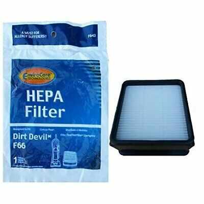 Envirocare F643 Envirocare 1 F66 Hepa Filter Compatible With/replacement For