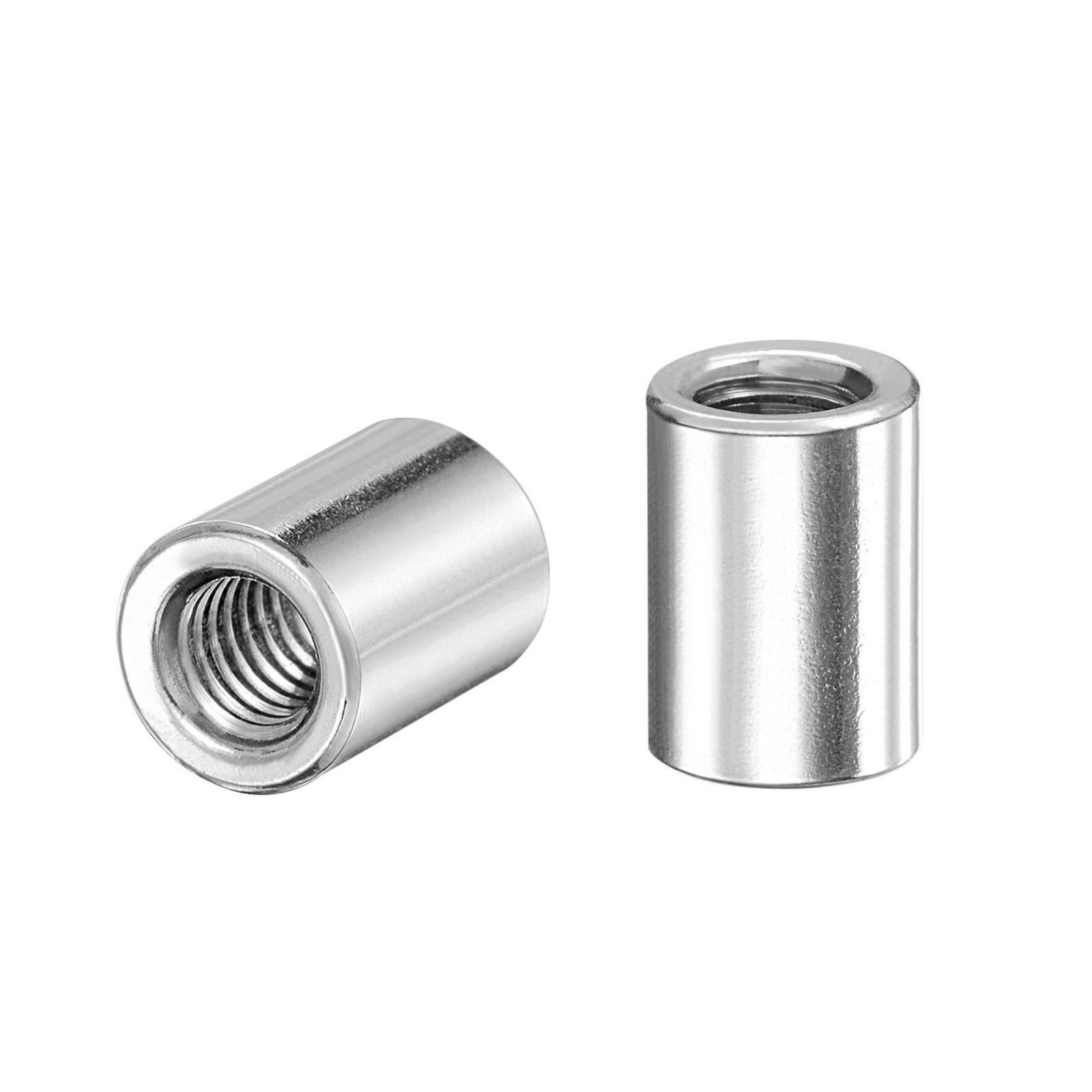 M6x10mmx13.5mm Weld On Bung Nut Threaded 201 Stainless Steel Insert 10pcs