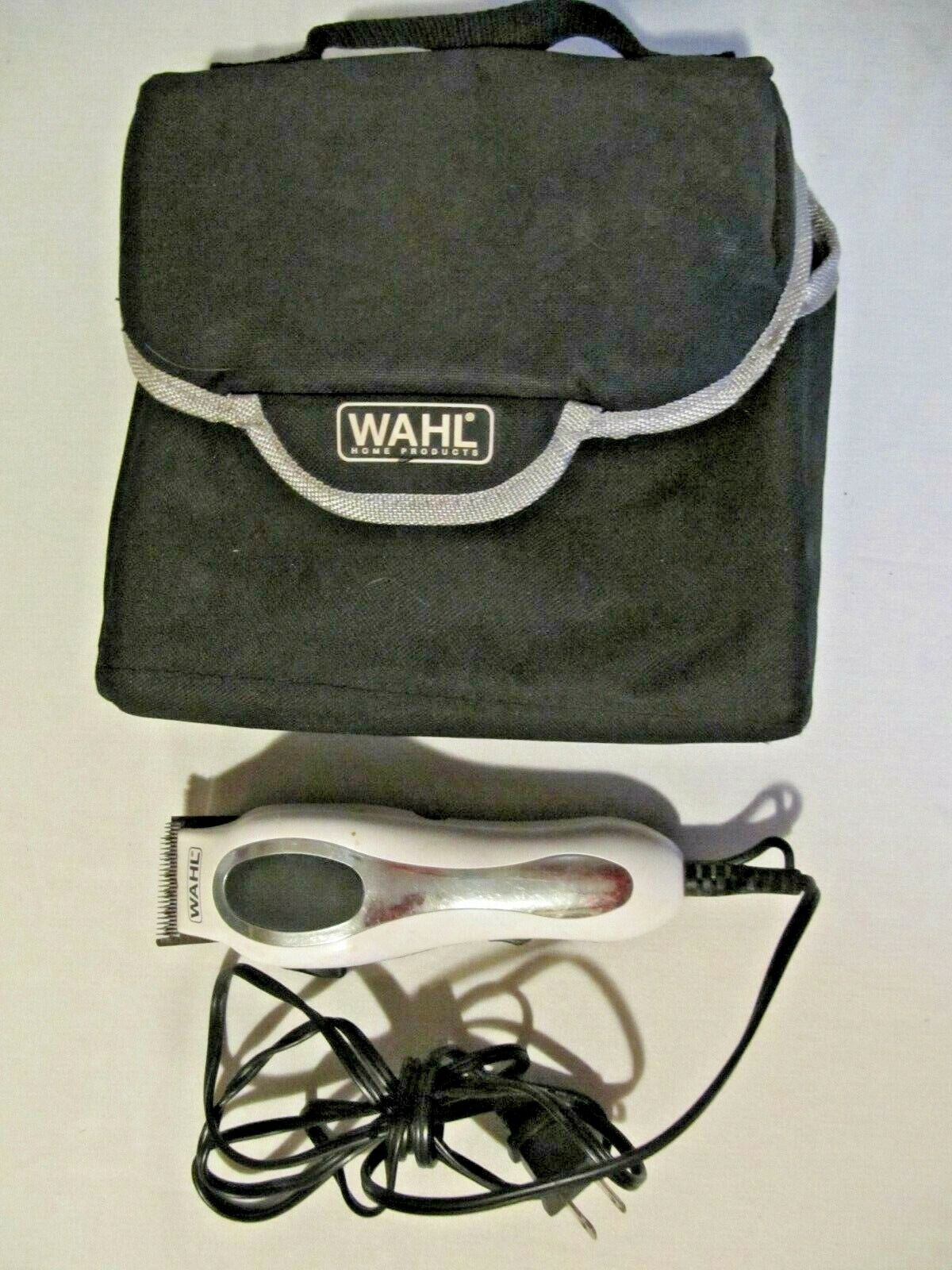 Wahl Hair Clippers With Black Carrying Storage Bag - Tested Works
