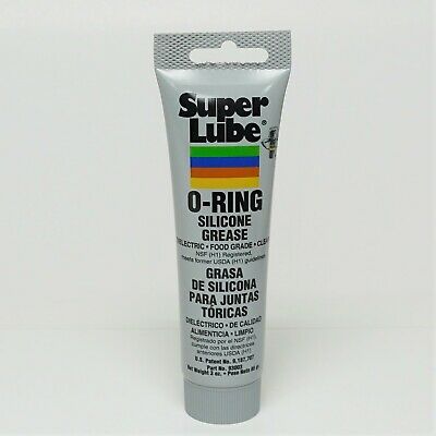 Super Lube 93003 O-ring Silicone Grease 3 Oz Clear Food Grade Dielectric