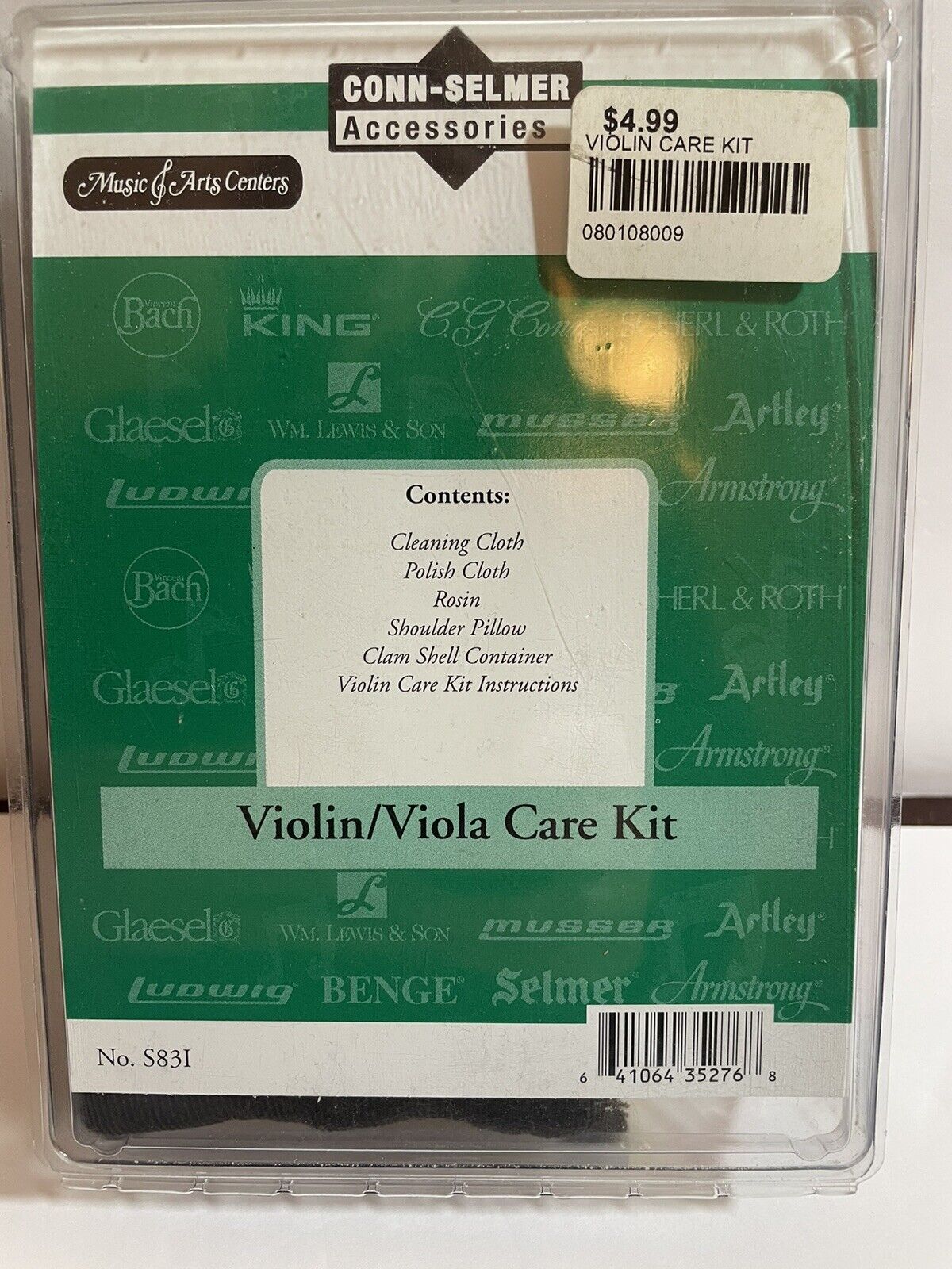 Conn-selmer Violin/viola Care Kit Unopened