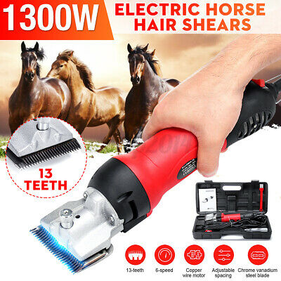Us 1300w Electric Animal Hair Clipper Shearing Trimmer Horse Dog Sheep Trimmer